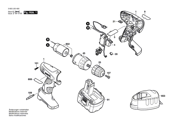 New Genuine Bosch 2609100465 Housing
