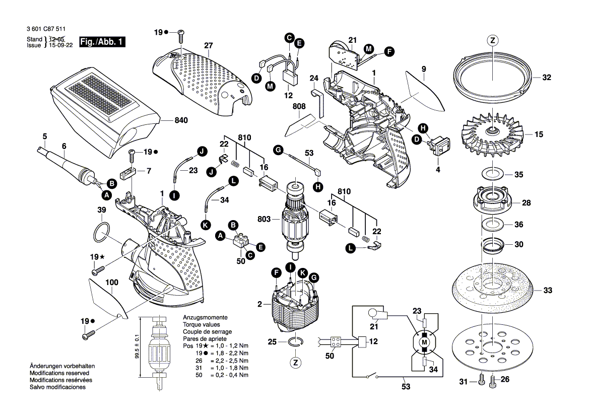 New Genuine Bosch 2609100553 Housing