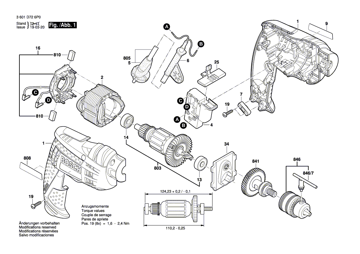 New Genuine Bosch 2609100741 Housing