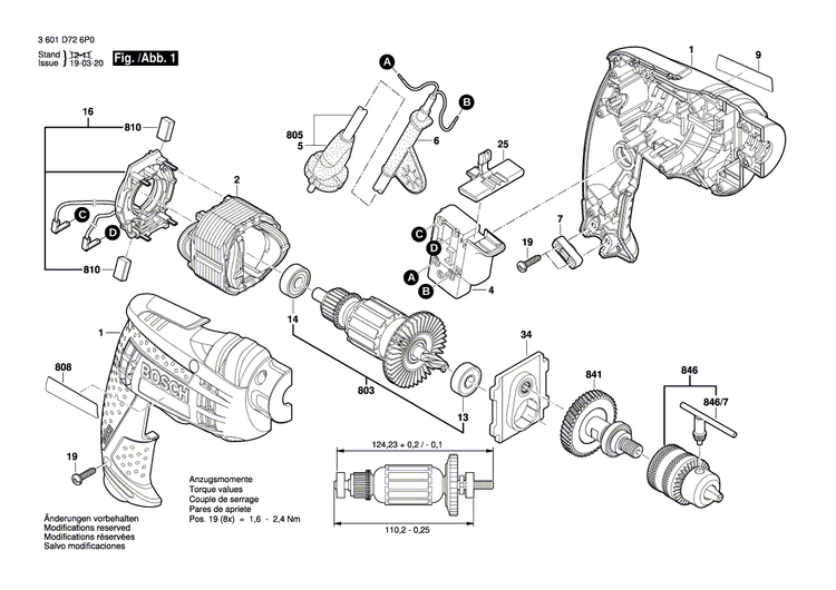 New Genuine Bosch 2609100741 Housing