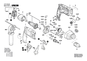 New Genuine Bosch 2609100936 Motor Housing