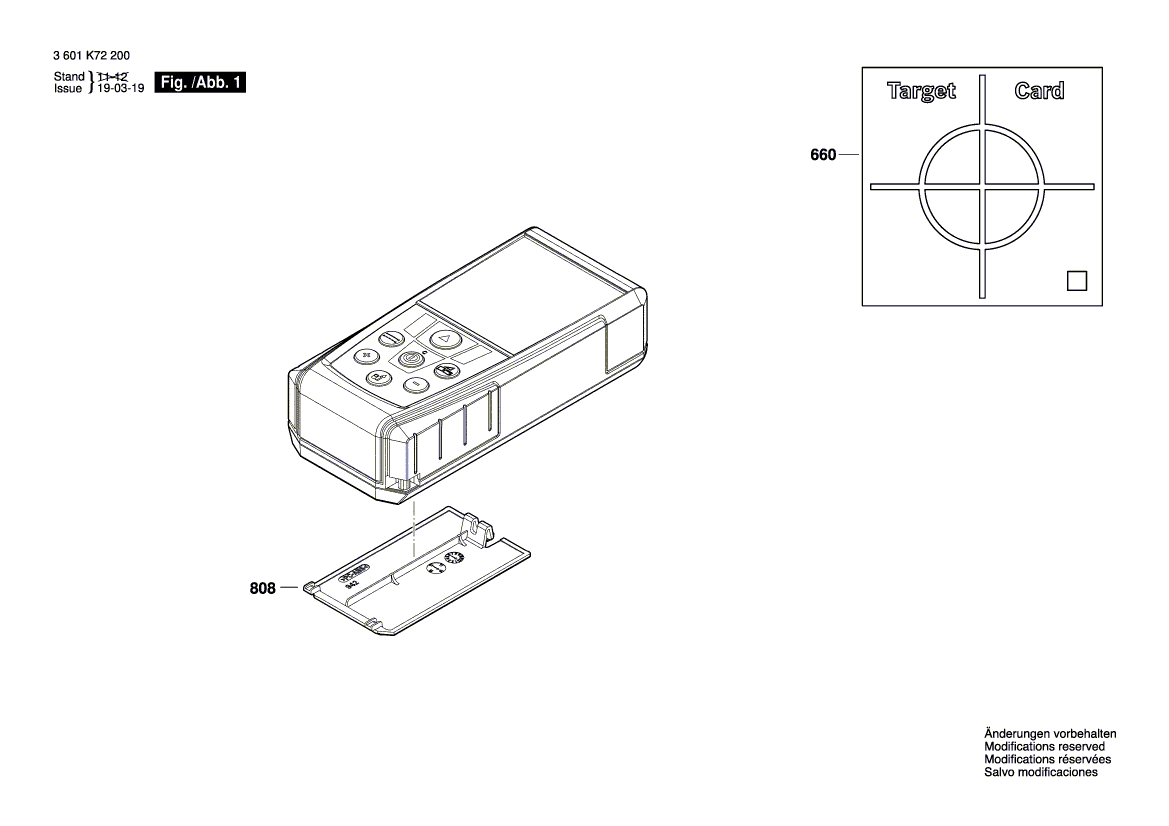 New Genuine Bosch 2609100942 Battery Cover