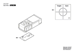 New Genuine Bosch 2609100942 Battery Cover