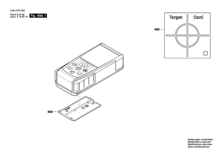 New Genuine Bosch 2609100942 Battery Cover