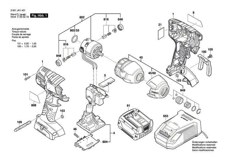 New Genuine Bosch 2609101136 Housing