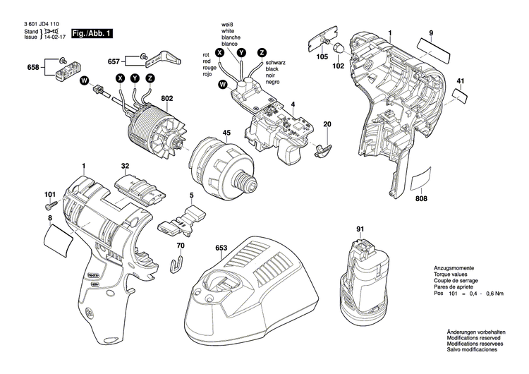 New Genuine Bosch 2609101216 Housing