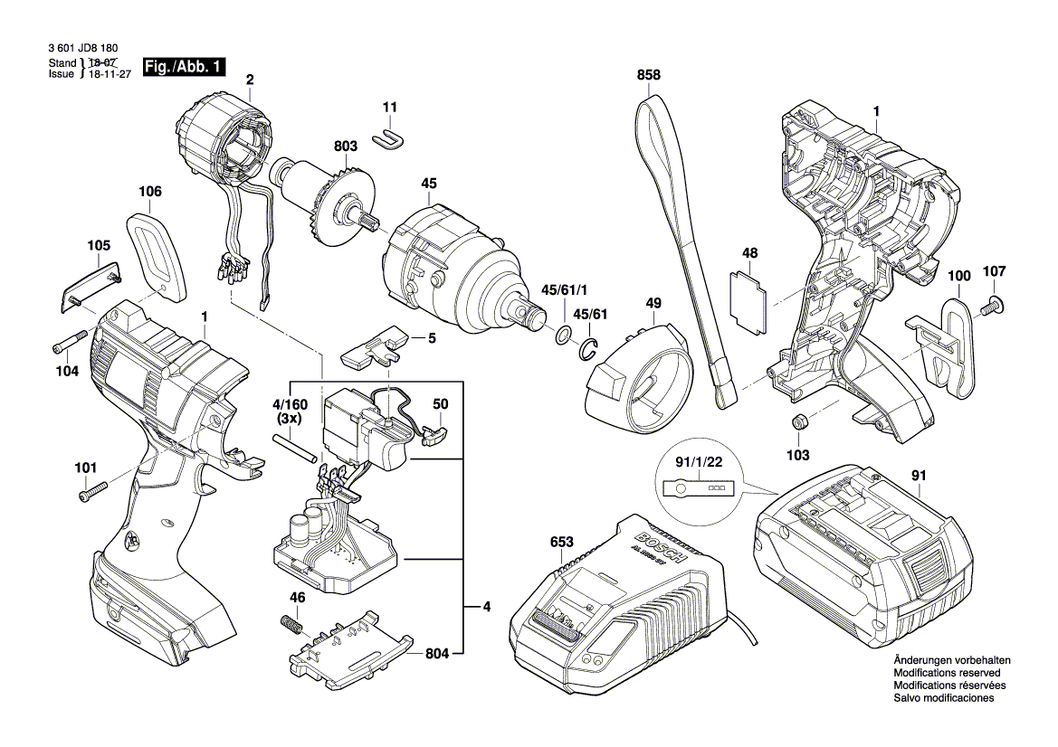New Genuine Bosch 2609101308 Housing
