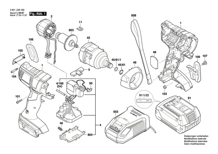 New Genuine Bosch 2609101308 Housing