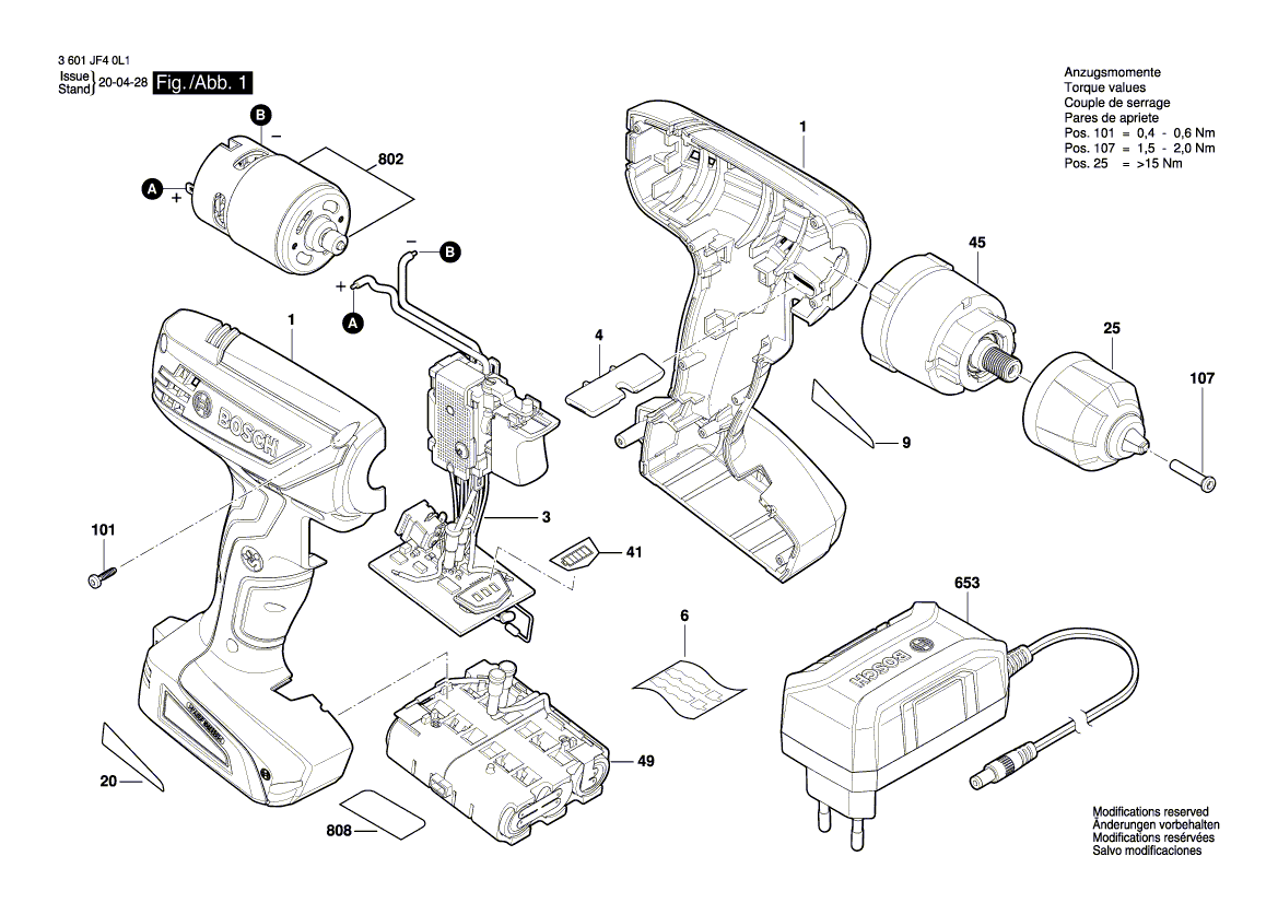 New Genuine Bosch 2609101446 Housing