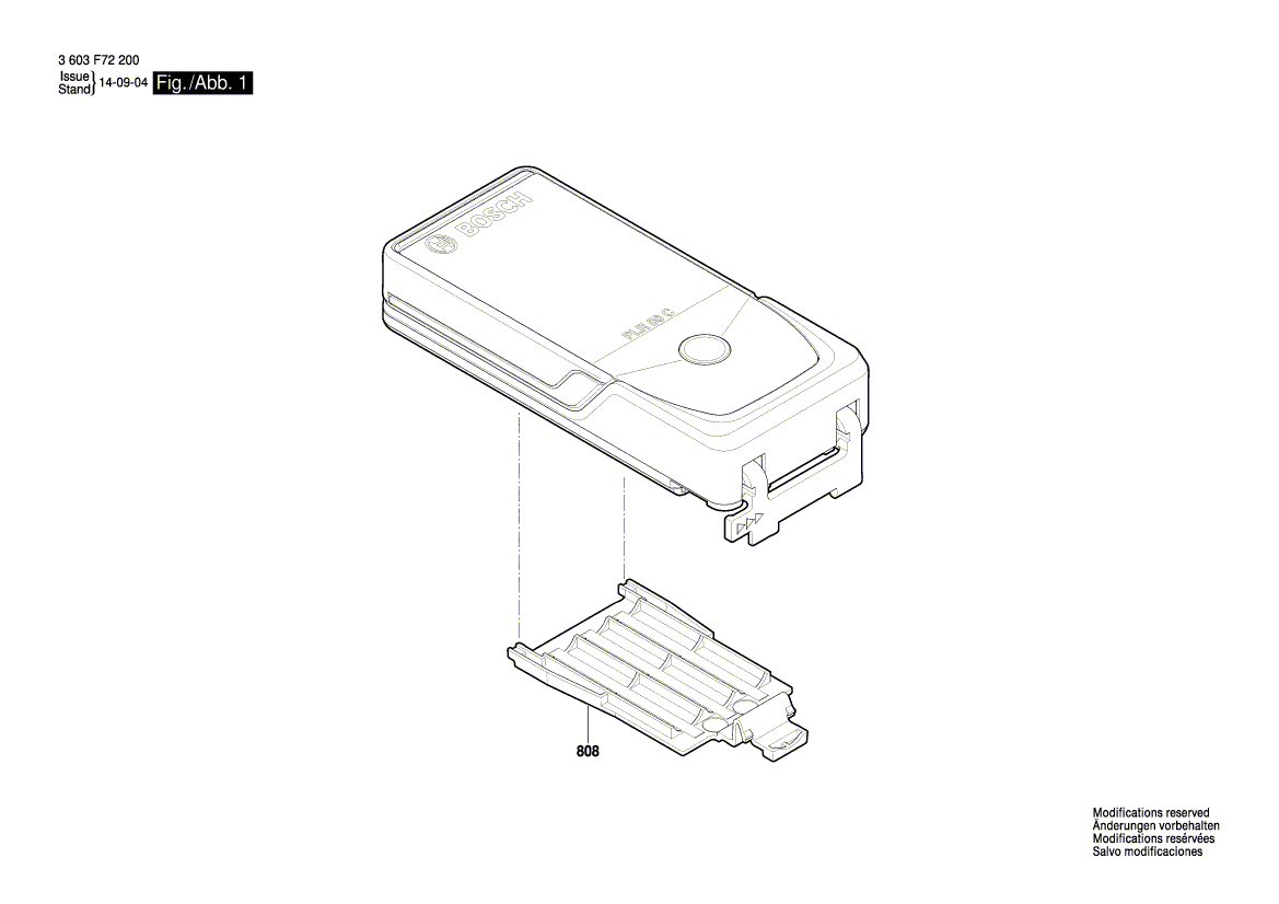 New Genuine Bosch 2609101471 Battery Cover