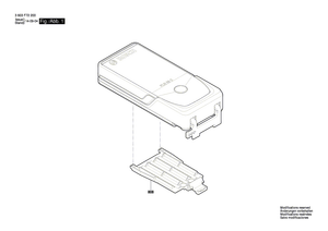 New Genuine Bosch 2609101471 Battery Cover