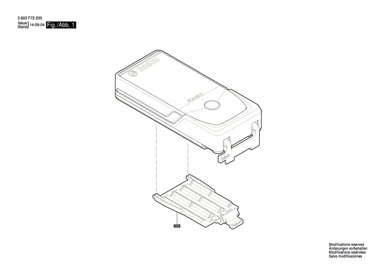 New Genuine Bosch 2609101471 Battery Cover