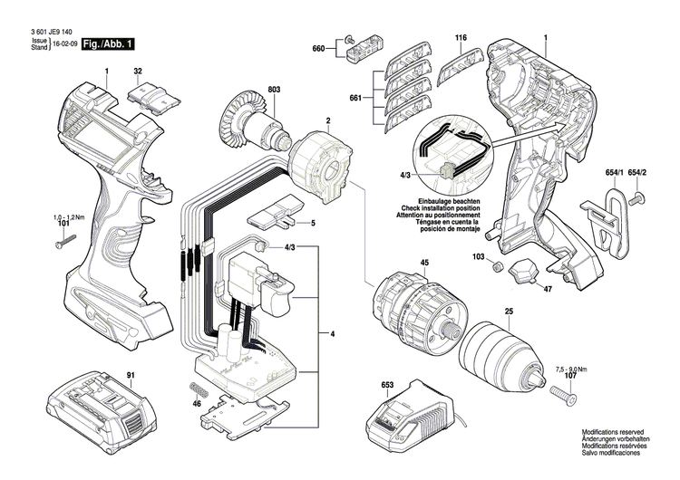 New Genuine Bosch 2609101542 Color clip