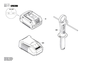 New Genuine Bosch 2609101581 Color clip