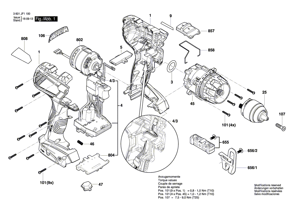 New Genuine Bosch 2609101604 Housing