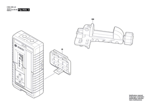 New Genuine Bosch 2609101735 Battery Cover