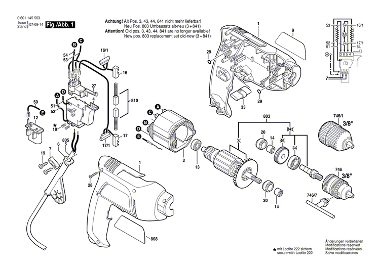 New Genuine Bosch 2609110018 Bearing Piece