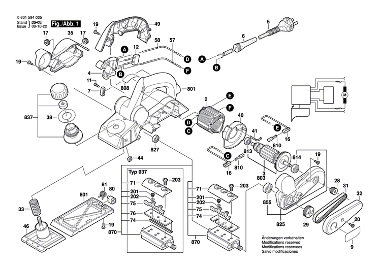 New Genuine Bosch 2609110058 Adjusting Plate