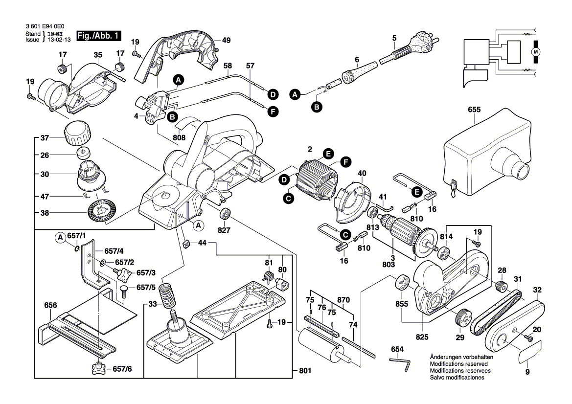 New Genuine Bosch 2609110131 Adjusting Nut
