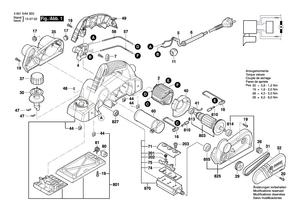 New Genuine Bosch 2609110160 Planer Head