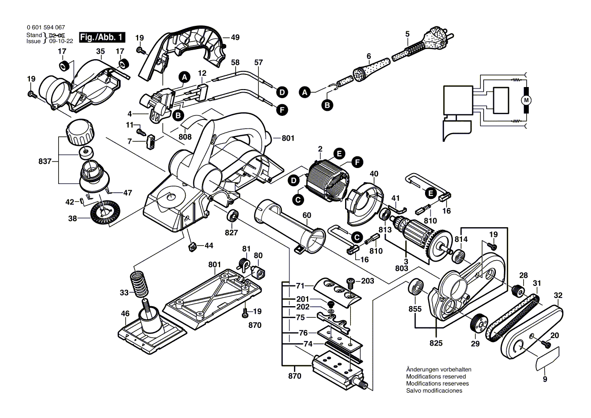 New Genuine Bosch 2609110169 Cutting Head