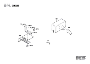 New Genuine Bosch 2609110193 Planer Head