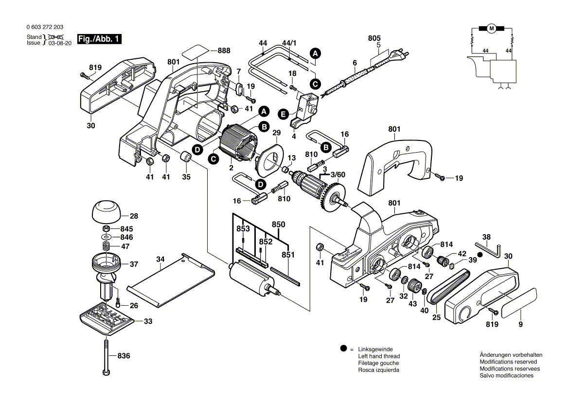 New Genuine Bosch 2609110279 Hexagon-Socket Key