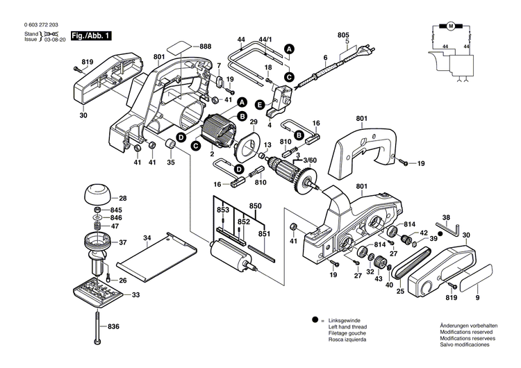 New Genuine Bosch 2609110279 Hexagon-Socket Key
