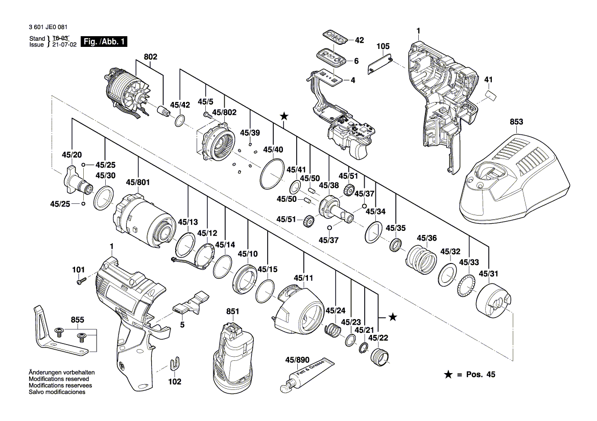 New Genuine Bosch 2609110329 Retaining ring