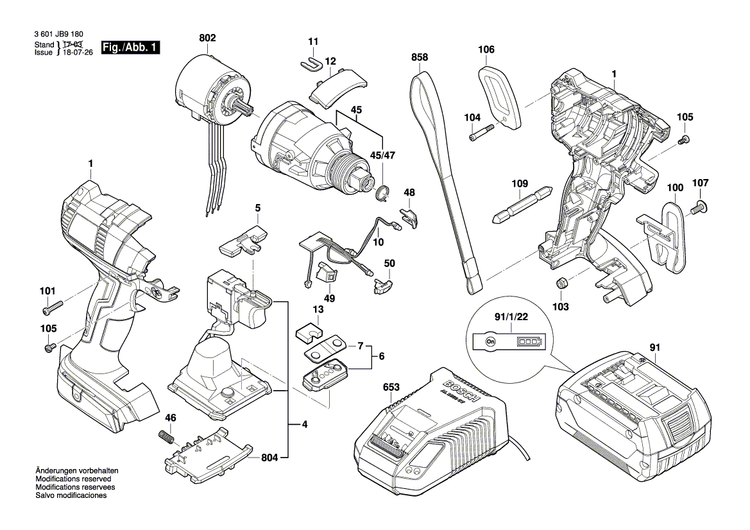 New Genuine Bosch 2609110336 Clip
