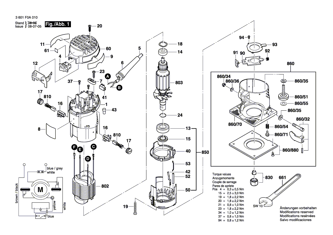New Genuine Bosch 2609110606 Ball Bearing