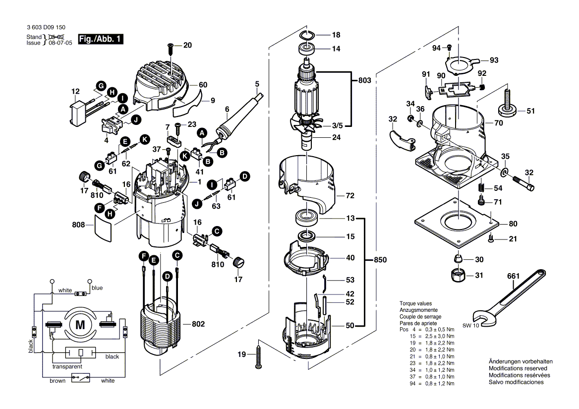 New Genuine Bosch 2609110609 Bearing Flange