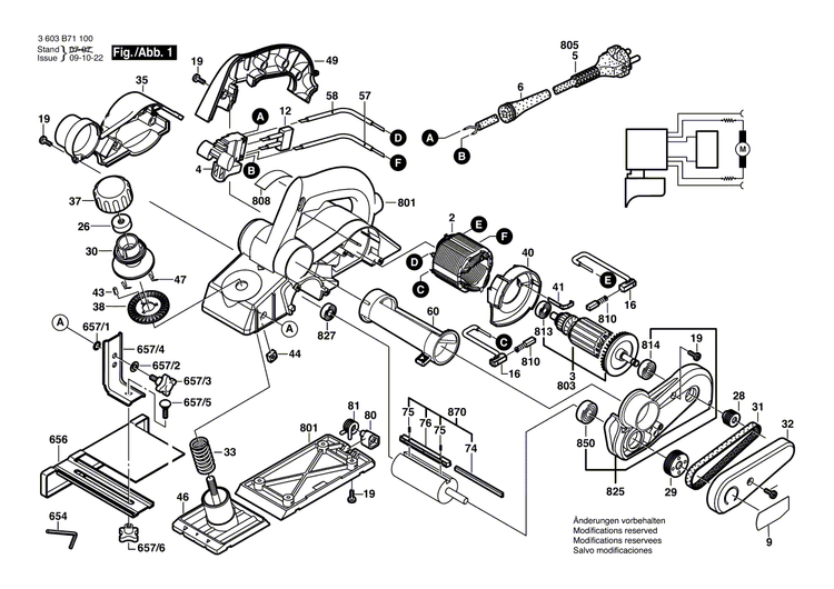 New Genuine Bosch 2609110729 Adjusting Slide