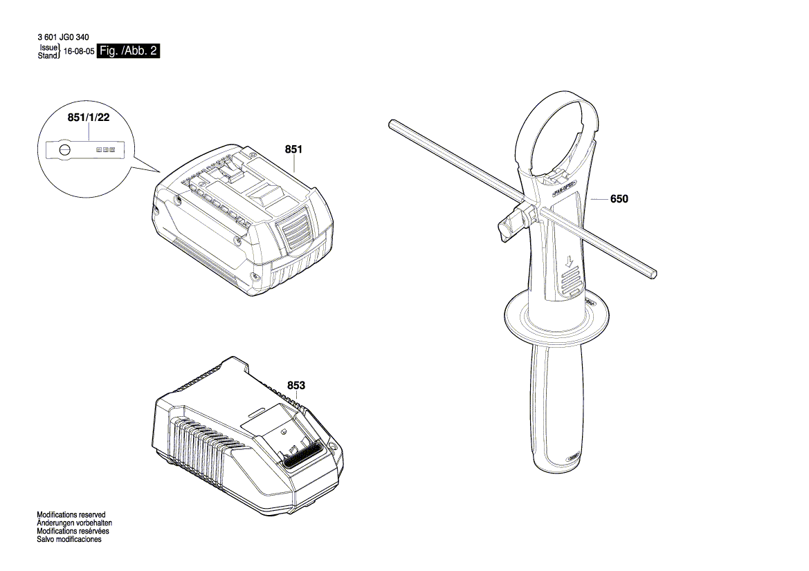 New Genuine Bosch 2609110834 Screw