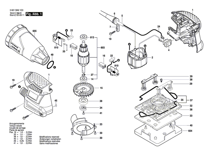 New Genuine Bosch 2609111657 Counterweight