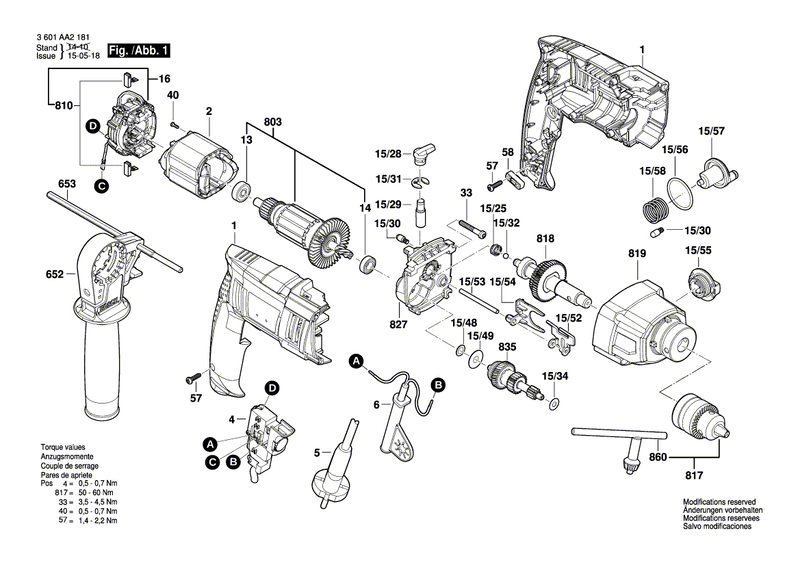 New Genuine Bosch 2609111893 Link Guide