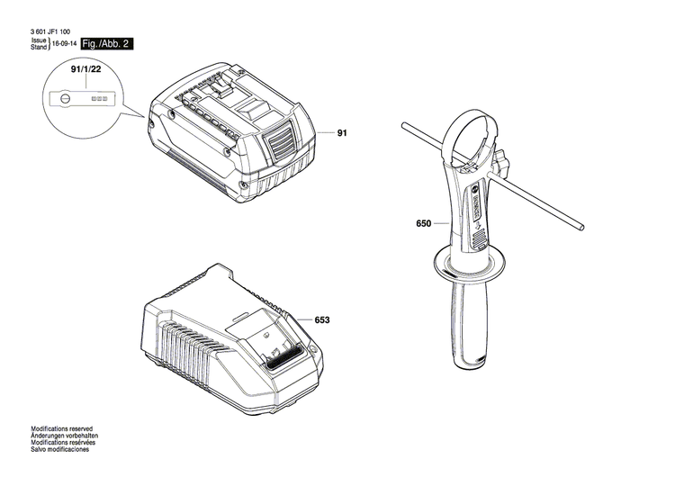 New Genuine Bosch 2609112036 Switch Spring