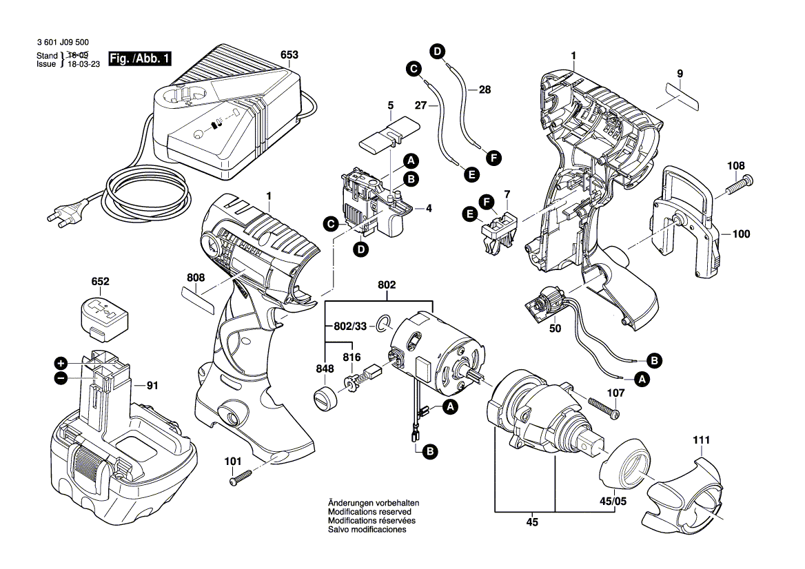 New Genuine Bosch 2609120147 Connecting Cable