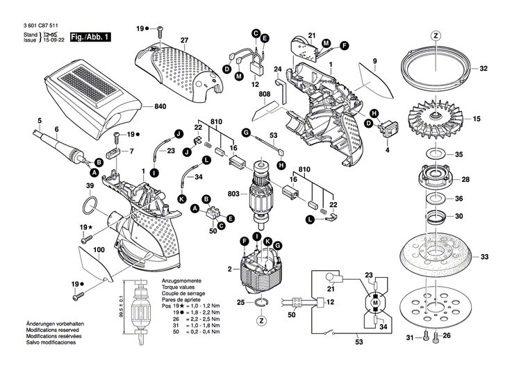 New Genuine Bosch 2609120268 Speed governor
