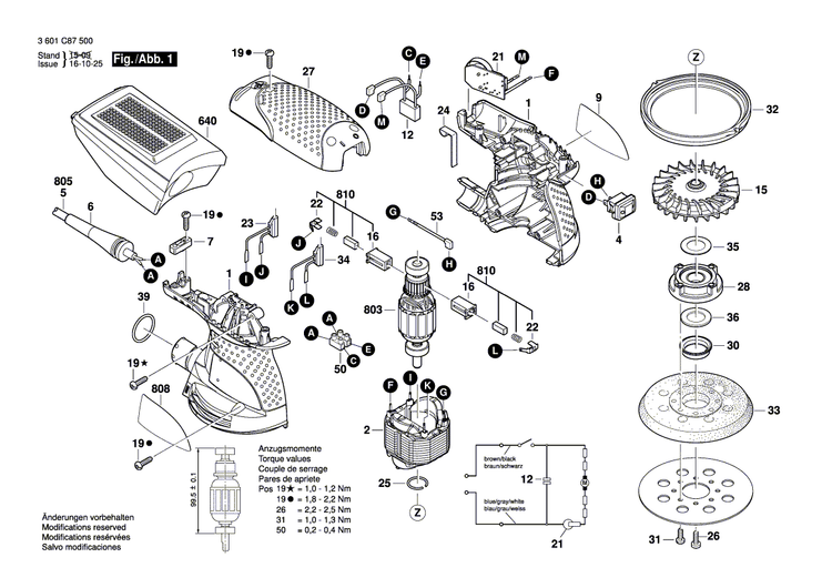 New Genuine Bosch 2609120284 Connecting Cable