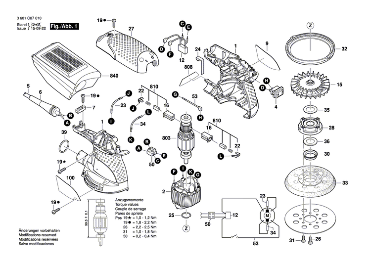 New Genuine Bosch 2609120298 Suppression Filter