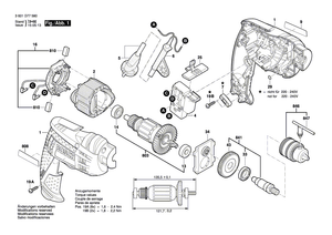 New Genuine Bosch 2609120339 Armature set