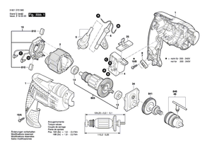 New Genuine Bosch 2609120345 Armature set