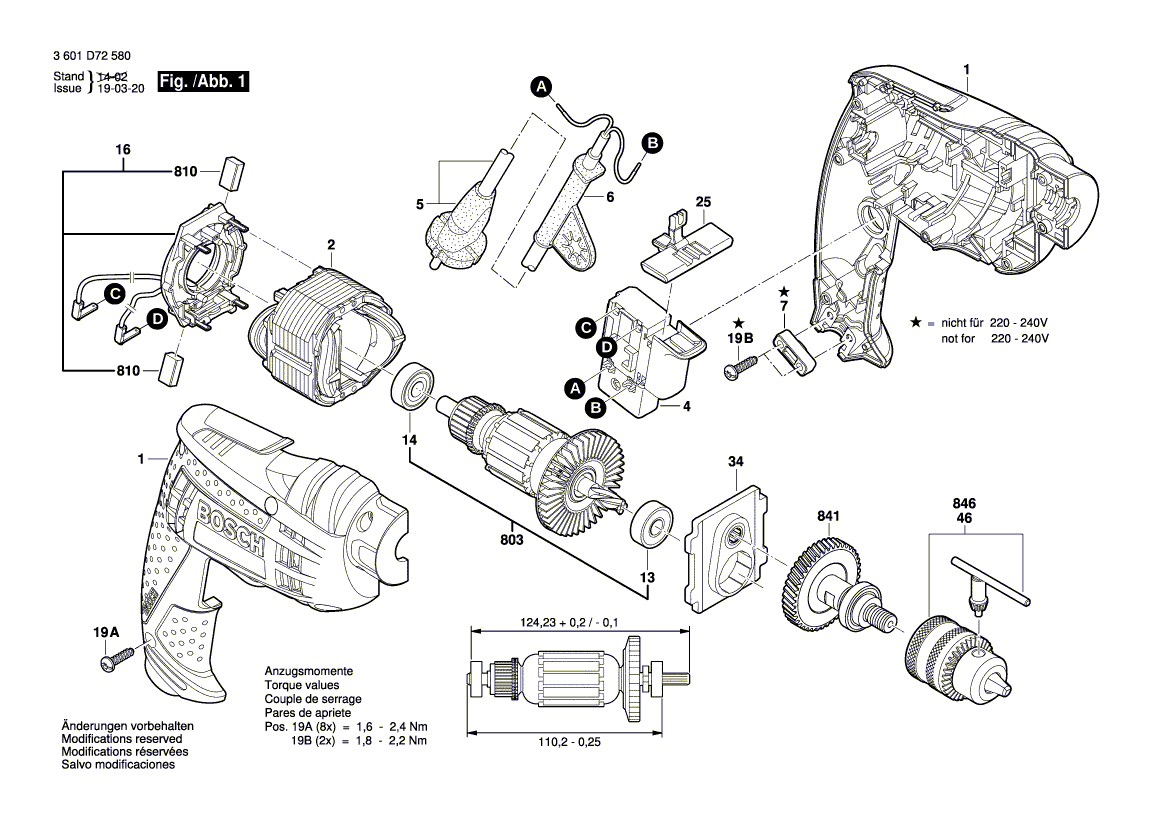 New Genuine Bosch 2609120357 Brush Plate