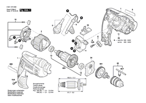 New Genuine Bosch 2609120406 Spindle Assembly