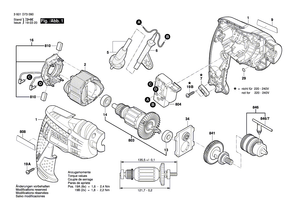 New Genuine Bosch 2609120408 Spindle Assembly