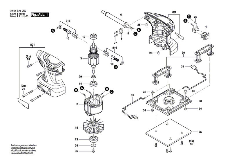 New Genuine Bosch 2609120579 Cable