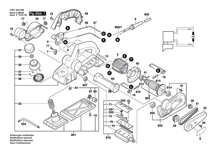 New Genuine Bosch 2609130203 Manufacturer's nameplate