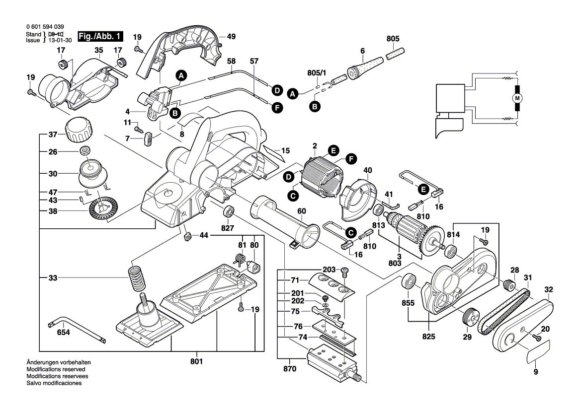 New Genuine Bosch 2609130372 Reference Plate