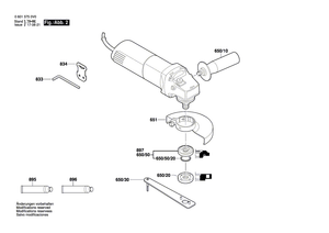 New Genuine Bosch 2609130601 Manufacturer's nameplate
